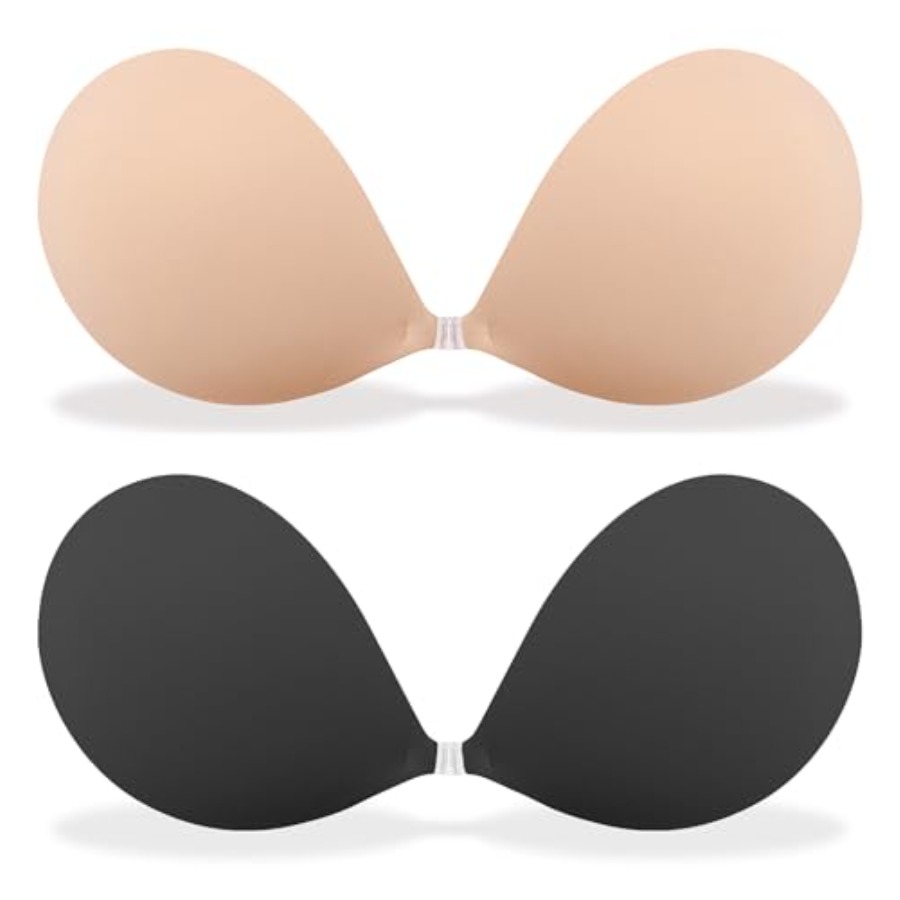 Backless Bra Sticky - MITALOO Adhesive Bra Invisible Sticky Strapless