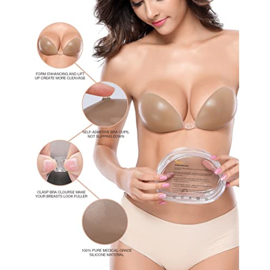 Wingslove Sticky Adhesive Bra  - Backless Bra Sticky 评论和价格