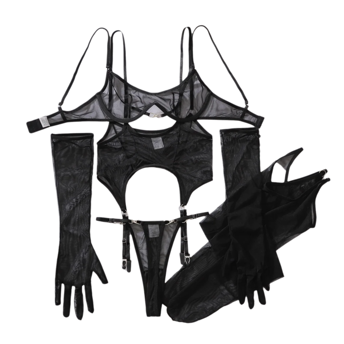 Sexy Mesh Breathable Lingerie  - Sheer Mesh Bra 评论和价格