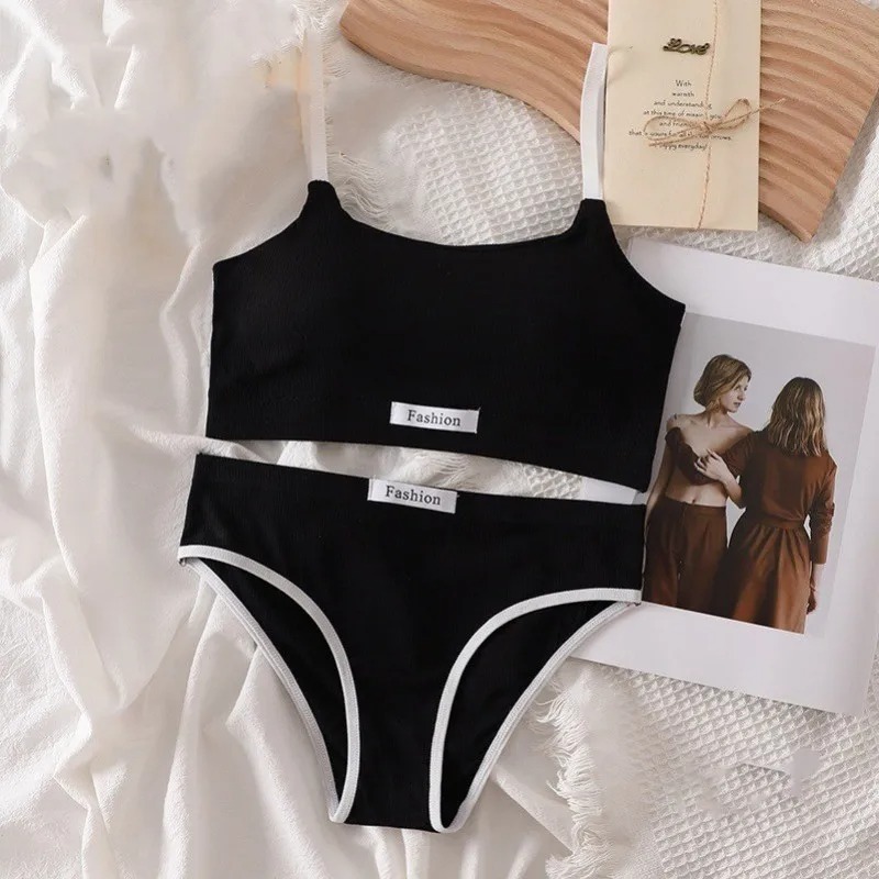 Women Cotton Seamless Bras Set - Cotton Bra Everyday 评论和价格